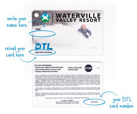 waterville valley rfid card|Season Passes .